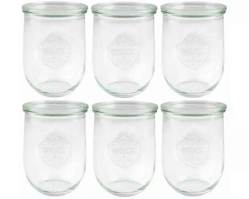 Weck Einmachglas 1000 ml, 6 Stück