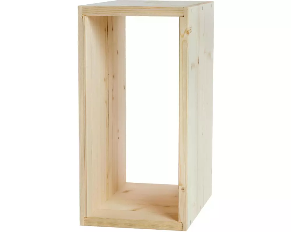 Holz Zollhaus Regal Lotti 20 x 40 x 30 cm, Nature