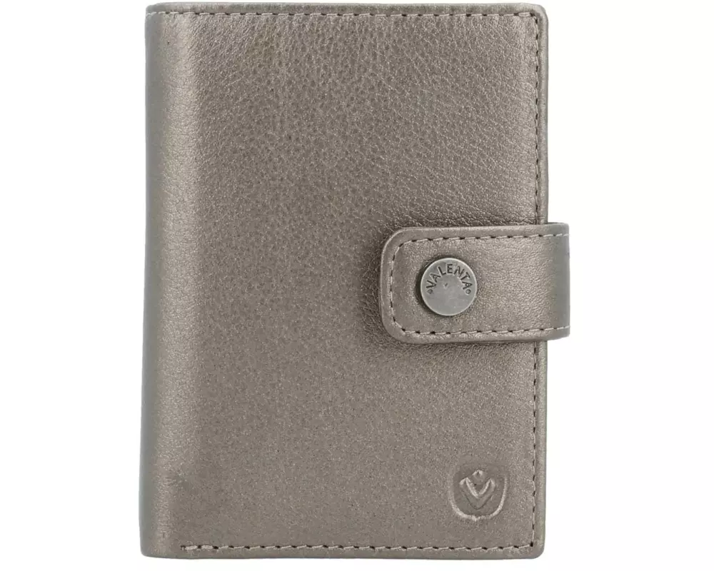 Valenta Card Wallet Leather MagSafe Luxe Metallic Bronze