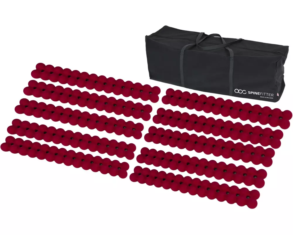 SISSEL Spinefitter Rotviolett 10er Set mit Coach Bag