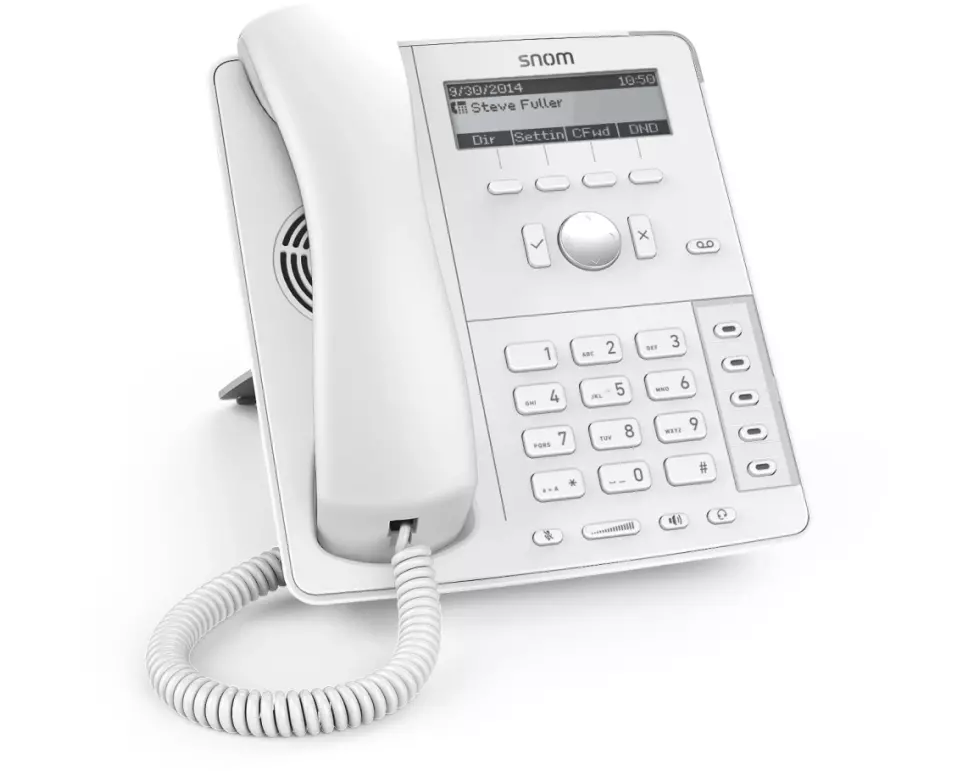 snom Tischtelefon D715 Weiss