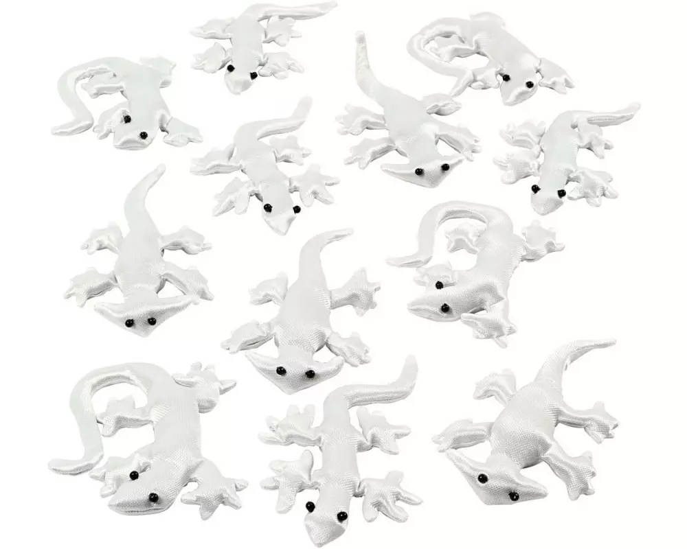 Creativ Company Echsen Weiss 10-14 cm 12 Stk