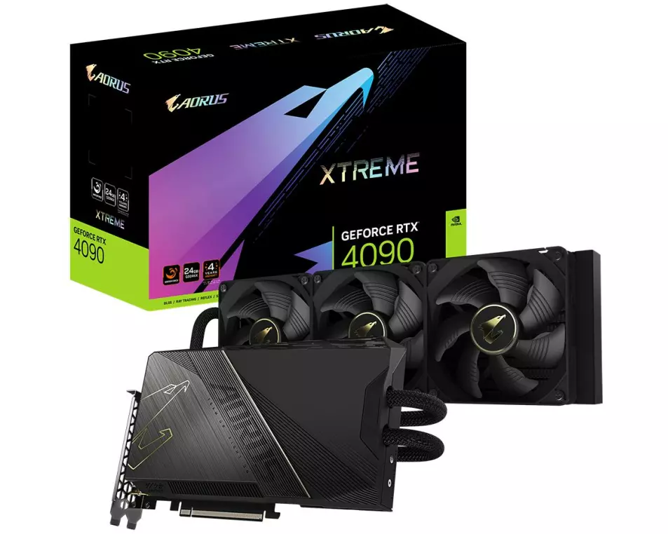 Gigabyte Grafikkarte GeForce RTX 4090 Xtreme Waterforce 24 GB