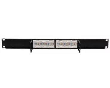 EATON TRIPPLITE 12-Port, 1U Rack-Mount, Cat6/Cat5, 110, Patch Panel, 568B, RJ45, Ethernet, TAA