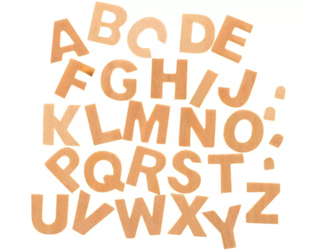 Glorex Holzbuchstabe A-Z 26 Stück