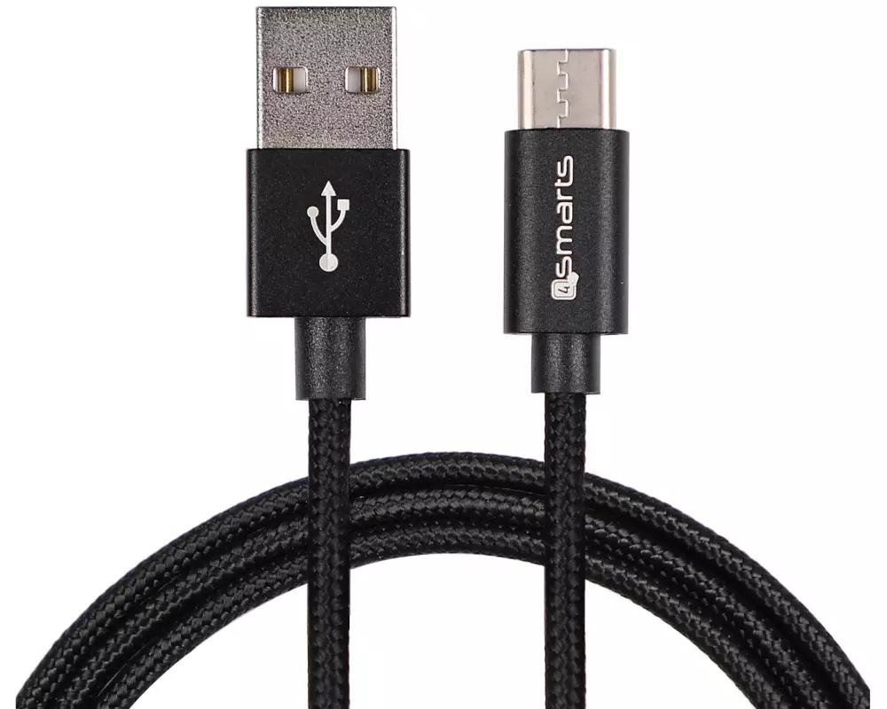 4smarts USB-Kabel RAPIDCord USB-A - USB-C 2 m
