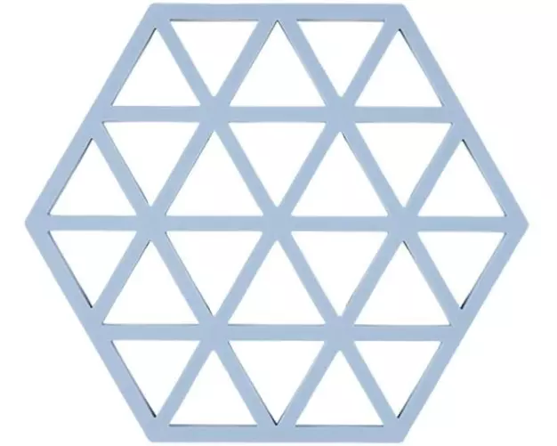 Zone Denmark Topfuntersetzer Triangles Hellblau