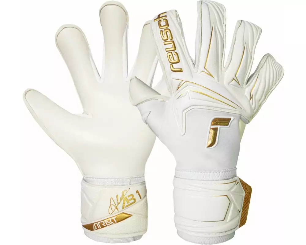 reusch Attrakt AB1 Duo Grösse: 8.5, Farbe: Weiss/Gold