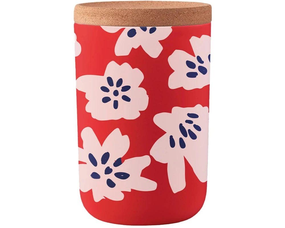 BioLoco Vorratsdose Kukkia Large 1 l, Rot