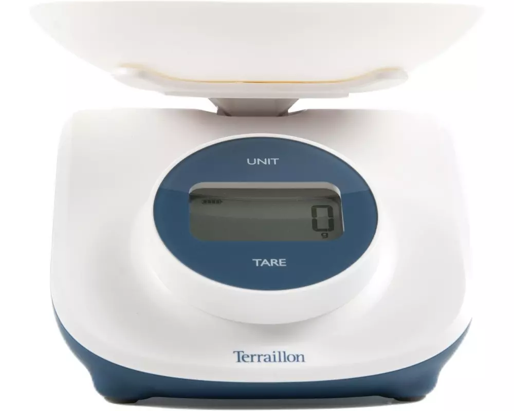 Terralion Küchenwaage Dynamo Curve Blau/Weiss
