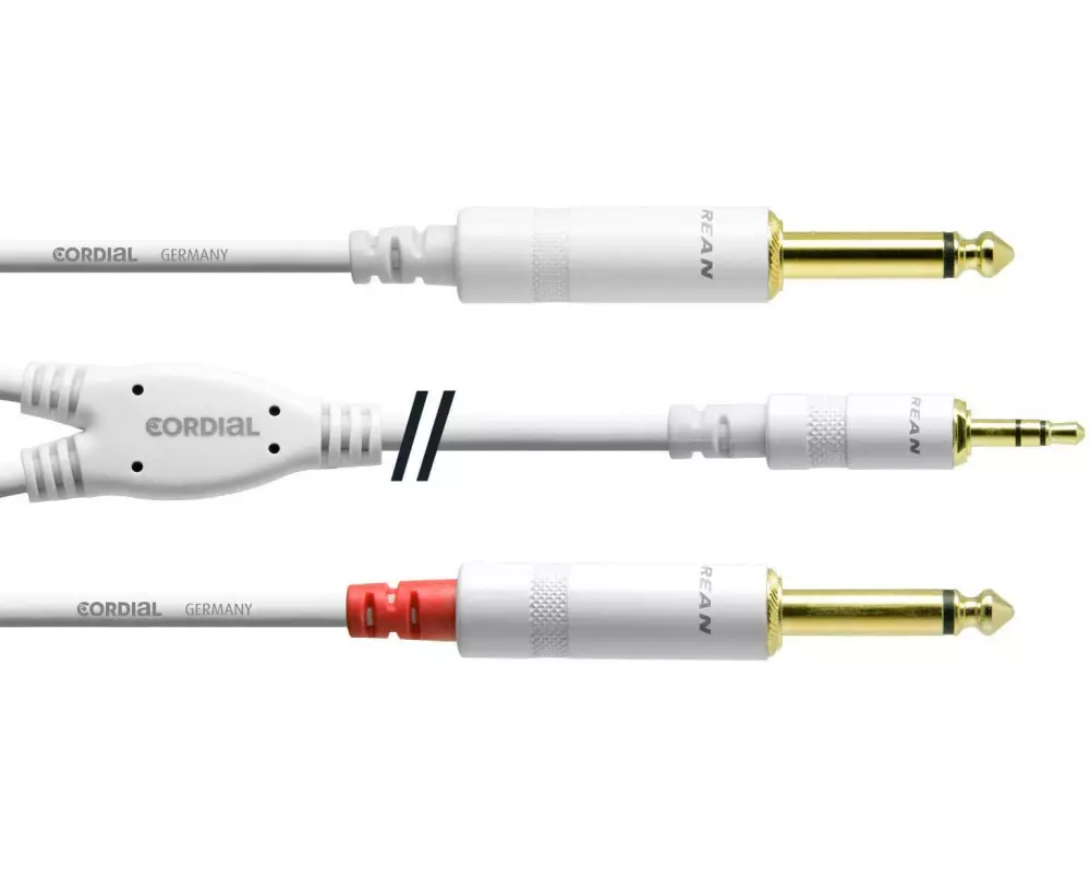 Cordial Audio-Kabel 3.5 mm Klinke - 6.3 mm Klinke 1.5 m