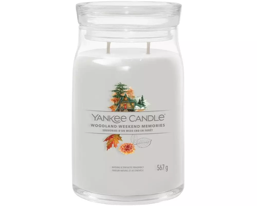 Yankee Candle Signature Duftkerze Woodland Weekend Memories Signature Large Jar