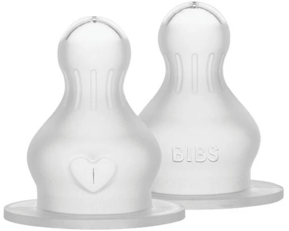 Bibs Trinksauger Silicone Slow Flow 2 Stück