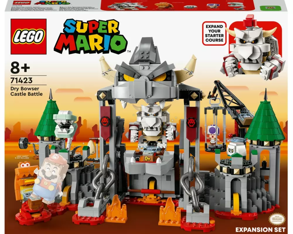 LEGO® Super Mario Knochen-Bowsers Schlacht – Erweiterungsset 71423