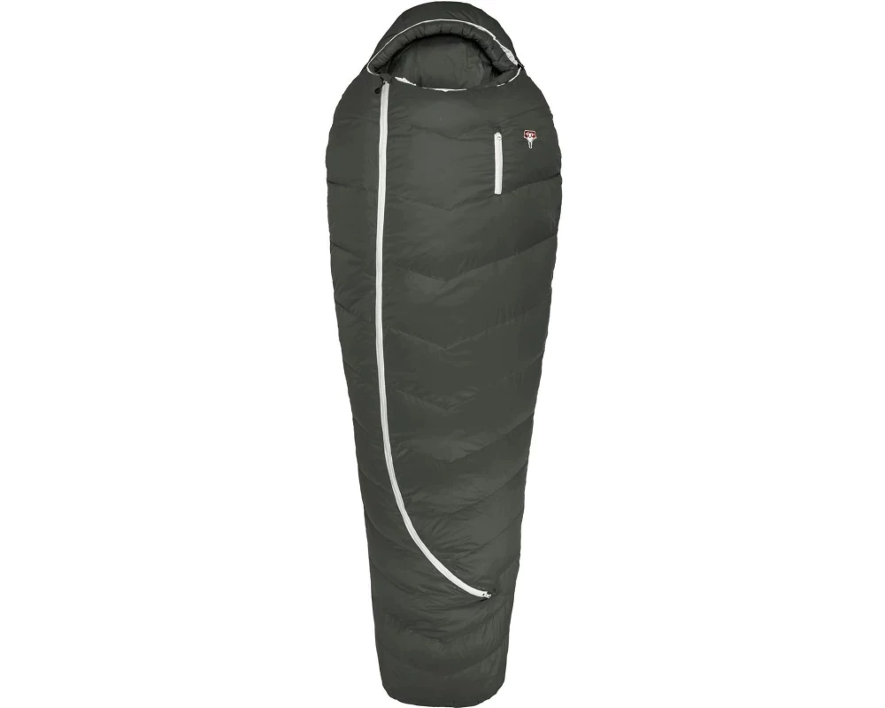 Grüezi Bag Schlafsack DownWool Summer 2.0 -3 °C 185 cm, Schwarz