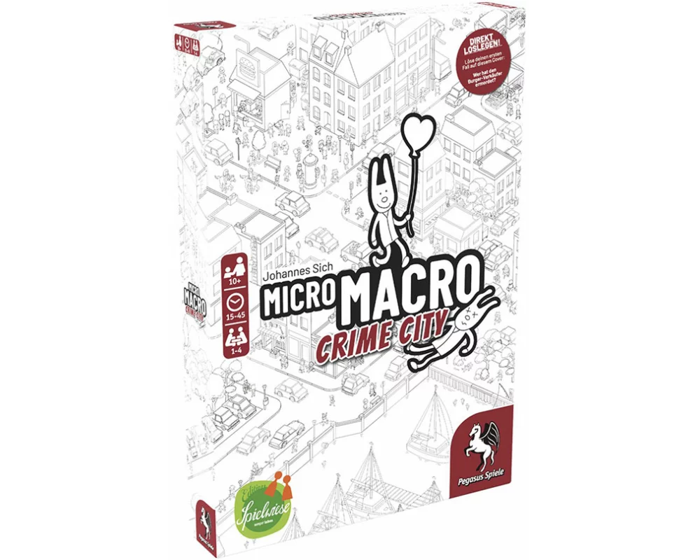 Pegasus Spiele MicroMacro: Crime City Edition Spielwiese