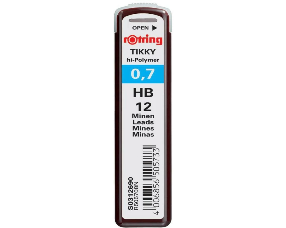 Rotring Schreibmine Tikky 0.7 mm, Schwarz