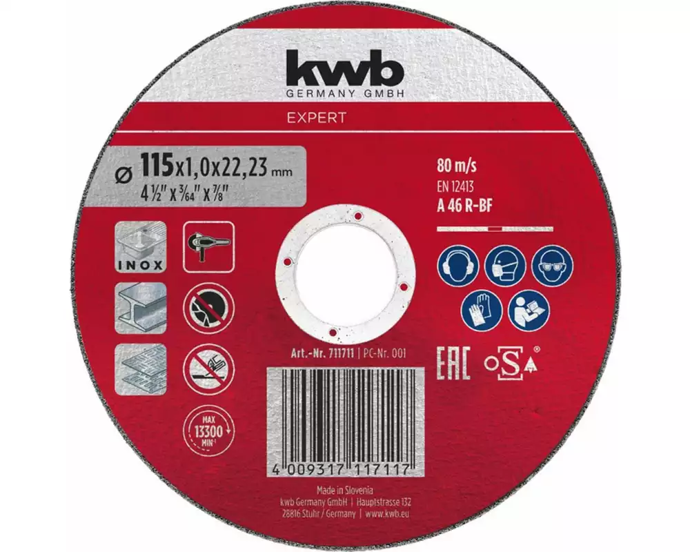 kwb Trennscheibe EXPERT 125 x 1.0