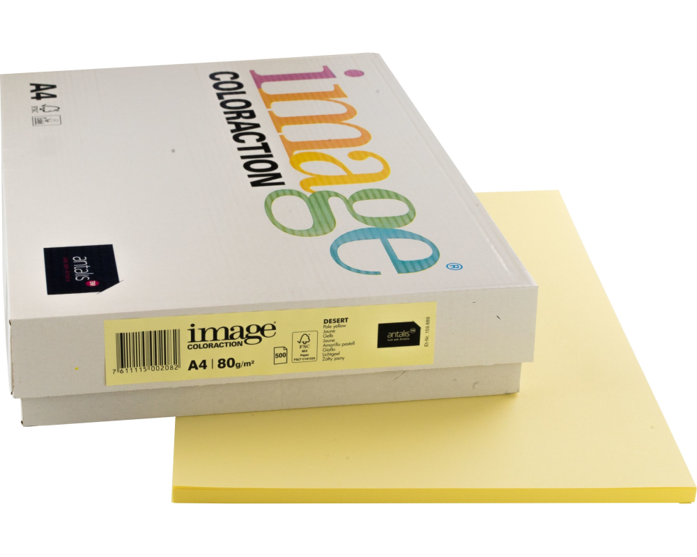 IMAGE COLORACTION Kopierpapier Desert A4 274566 80g, gelb 500 Blatt
