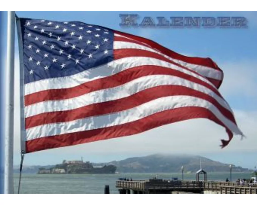 Immerwährender Geburtstagskalender mit Impressionen der USA