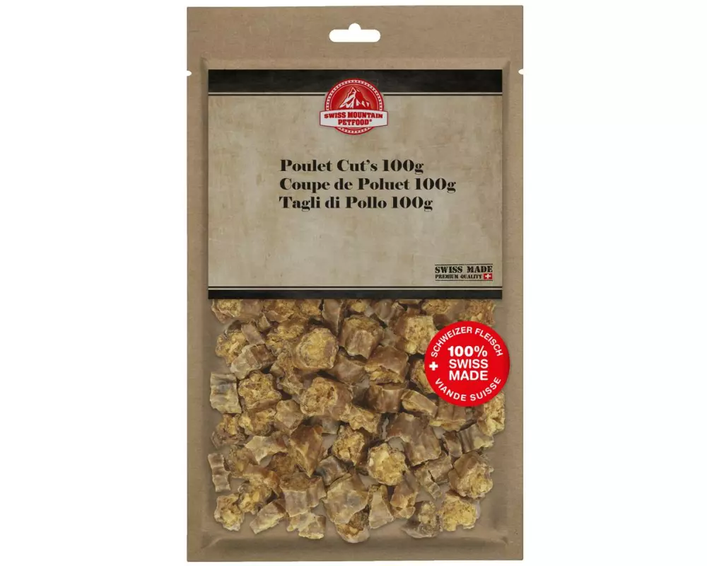 Swiss Mountain Petfood Kauartikel Poulet Cuts, 100 g