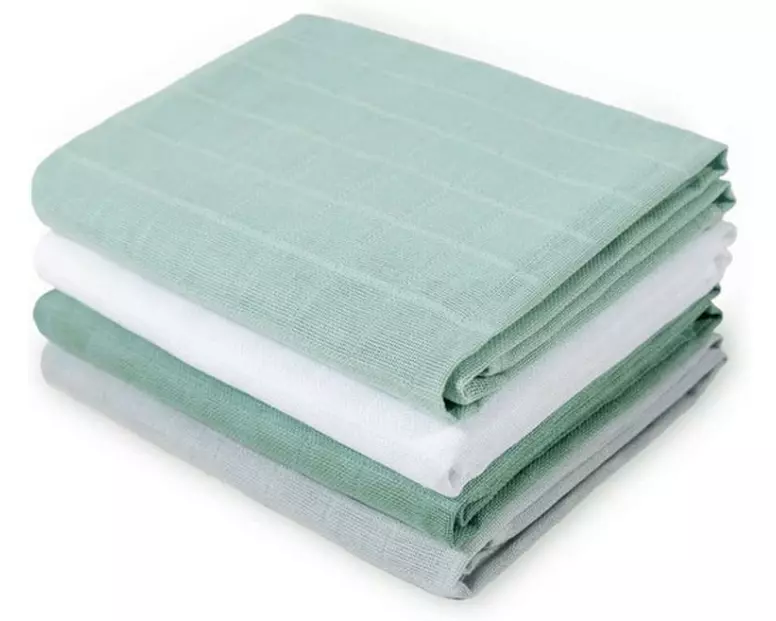 MAKIAN Mulltuch 4er Pack, 70 x 70 cm