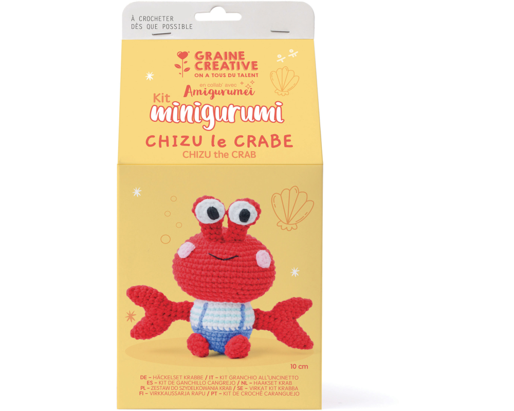 GRAINE CREATIVE Minigurumi Kit GC-420333 Krabbe