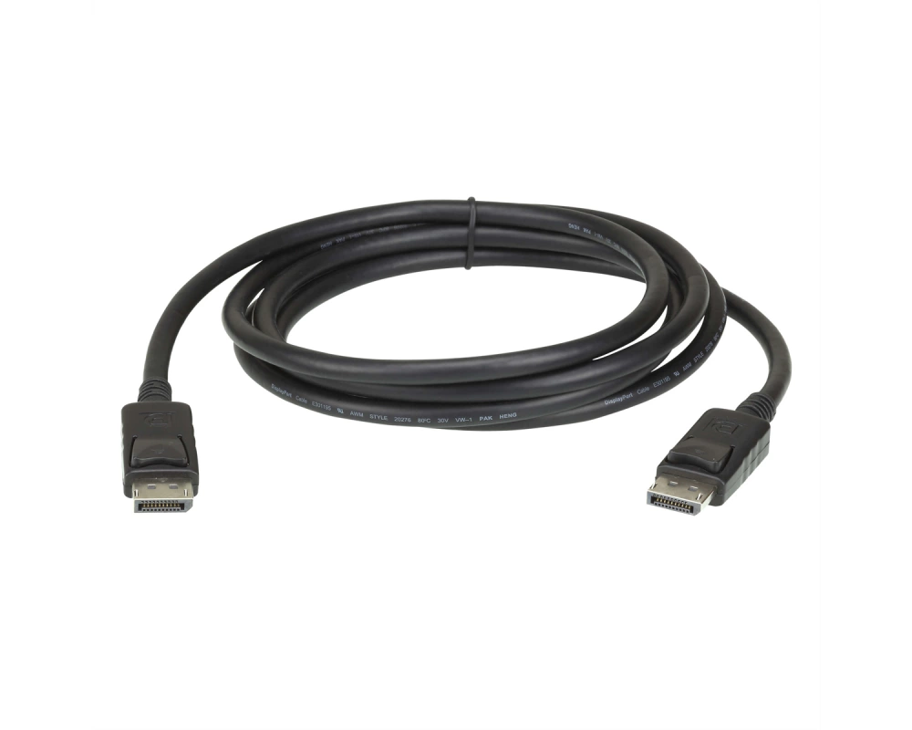 ATEN 2L-7D03DP-1 DisplayPort 1.4 Kabel, schwarz, 3 m