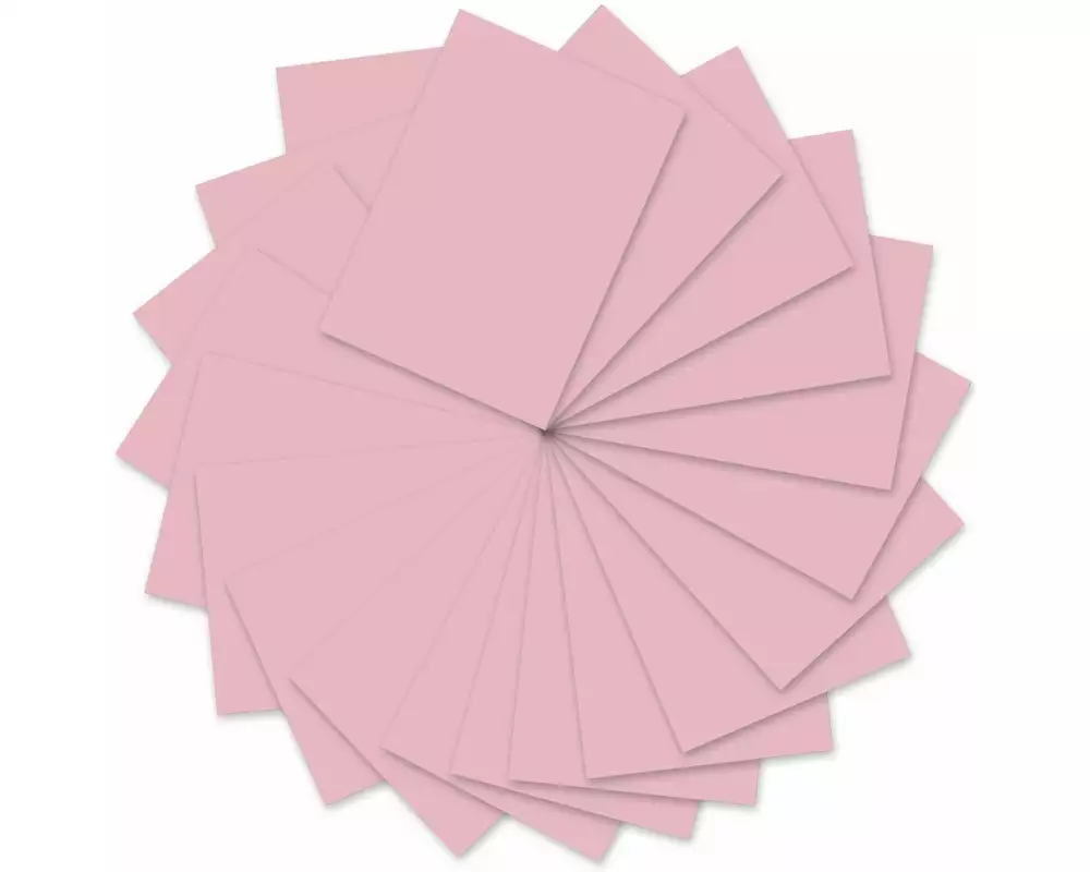 URSUS Tonzeichenpapier 50 x 70 cm, 130 g/m², 10 Blatt, Altrosa