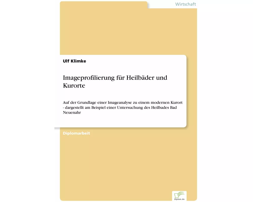 Imageprofilierung für Heilbäder und Kurorte
