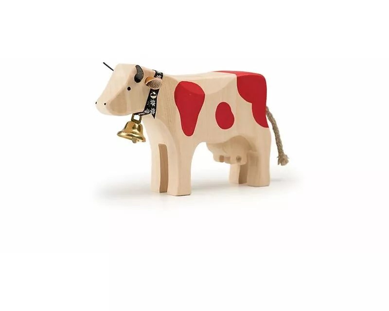 Kuh 2 stehend rot
