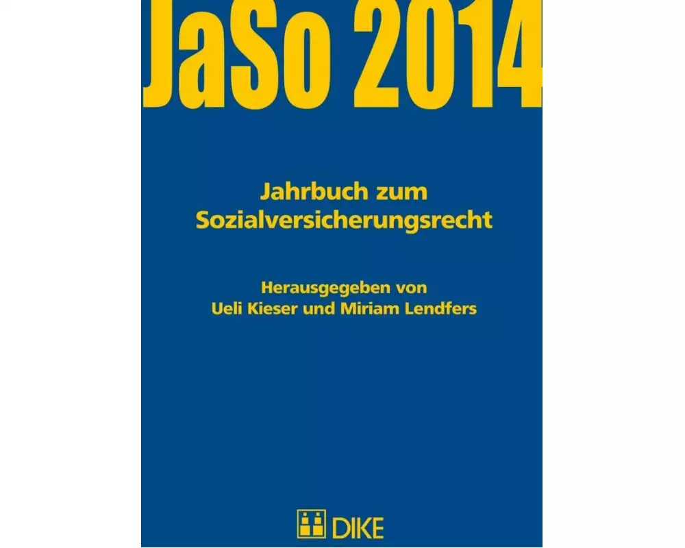 Jahrbuch zum Sozialversicherungsrecht 2014