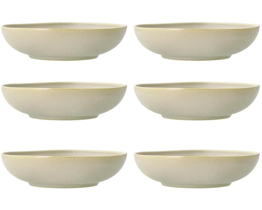 Villa Collection Schale Shoku 23 cm, 6 Stück, Beige