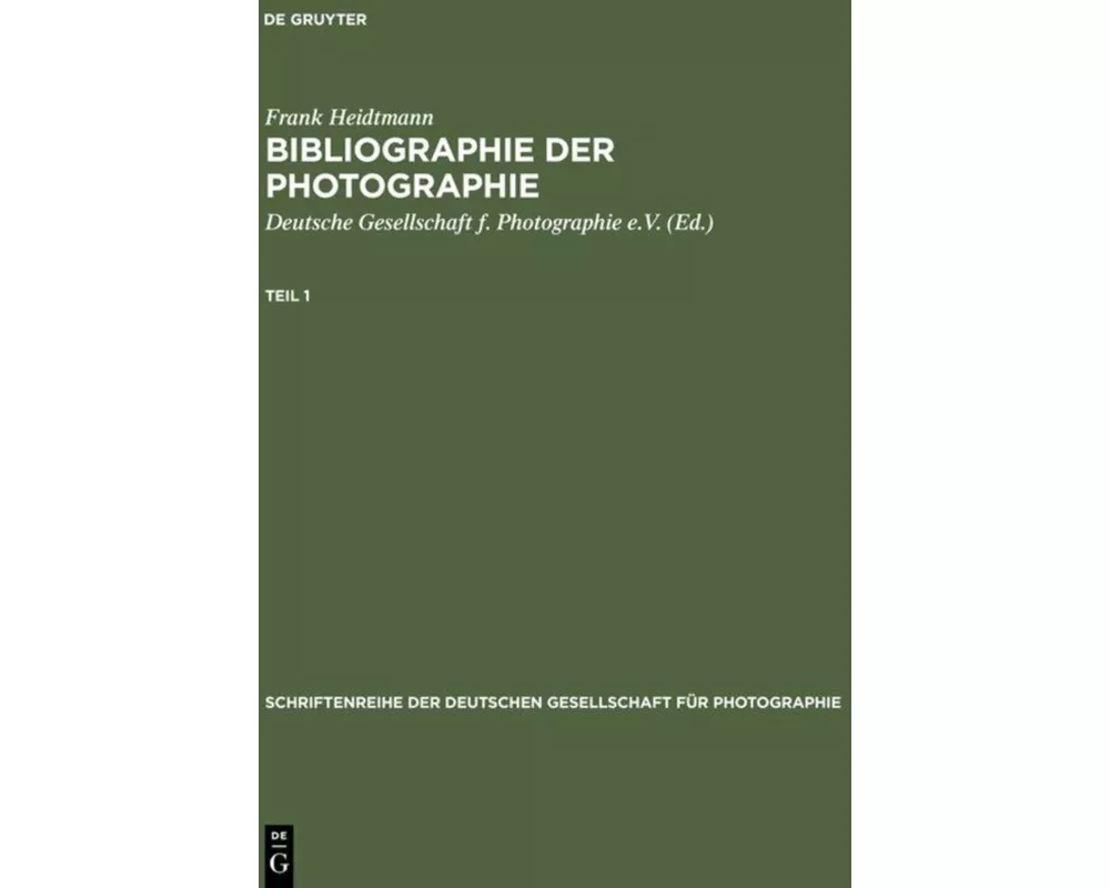Bibliographie der Photographie