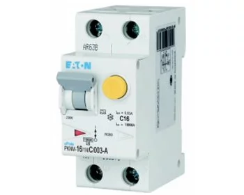 EATON PKN6/M RCBO - residual-current circuit breaker with overcurrent protection RCD/MCB 16A 30mA C-LS-Char 1N pole FI-Char A