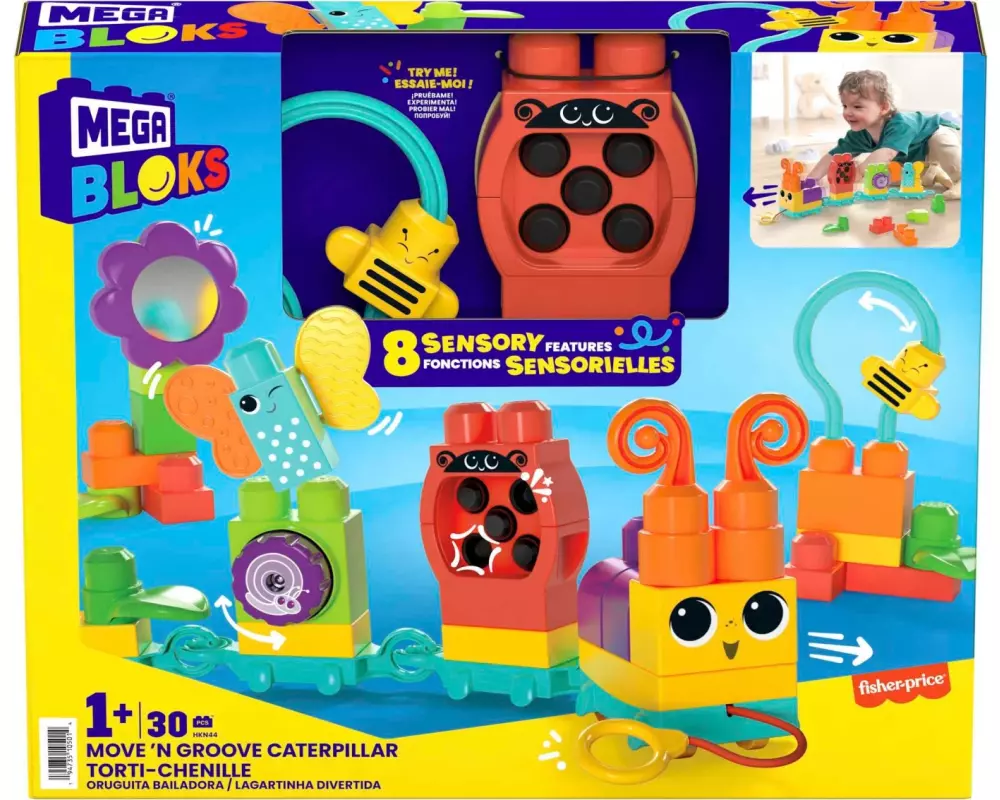 Mega Bloks Bausteine Rollspass Raupenzug