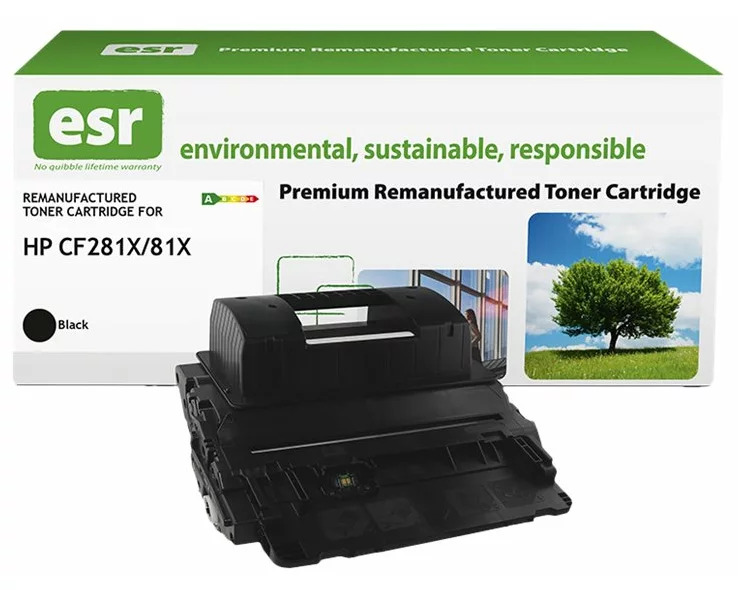 ESR Toner cartridge compatible with HP CF281X black High Capacity remanufactured 25.000 pages