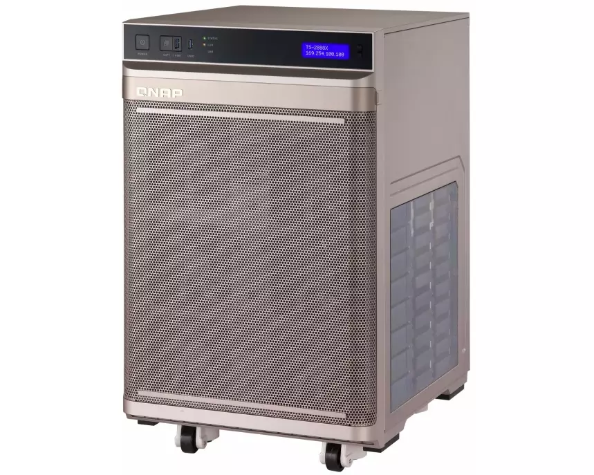QNAP TS-2888X-W2175-256G 28-Bay Intel Xeon Processor W-2175 14 core 2.5GHz 256GB DDR4 ECC Max. 512GB