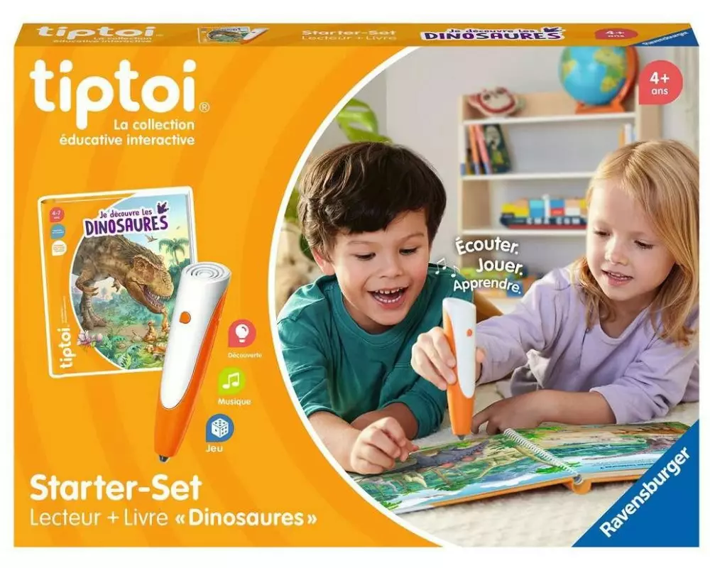 tiptoi Starter-Set Stift und Bilderbuch Les dinosaures -FR-