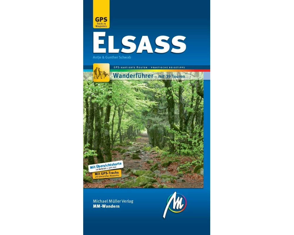 Elsass MM-Wandern Wanderführer Michael Müller Verlag
