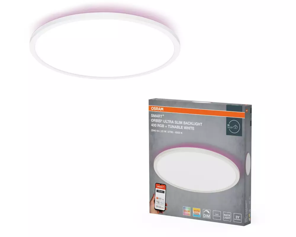 OSRAM LED-Panel Smart+ Orbis Ceiling 400 mm, RGBW