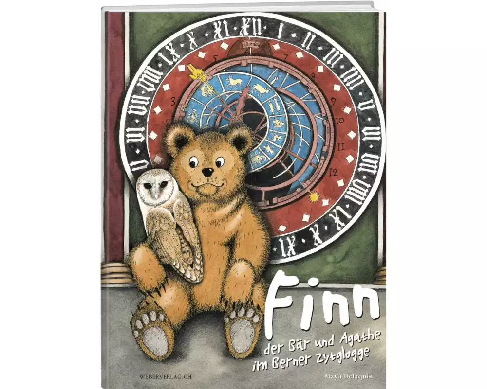 Finn der Bär und Agathe im Berner Zytglogge