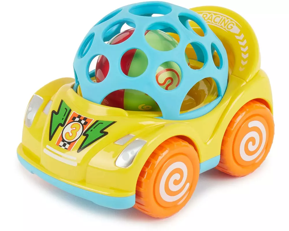 bieco Beschäftigungsspielzeug Rückziehauto mit Pop