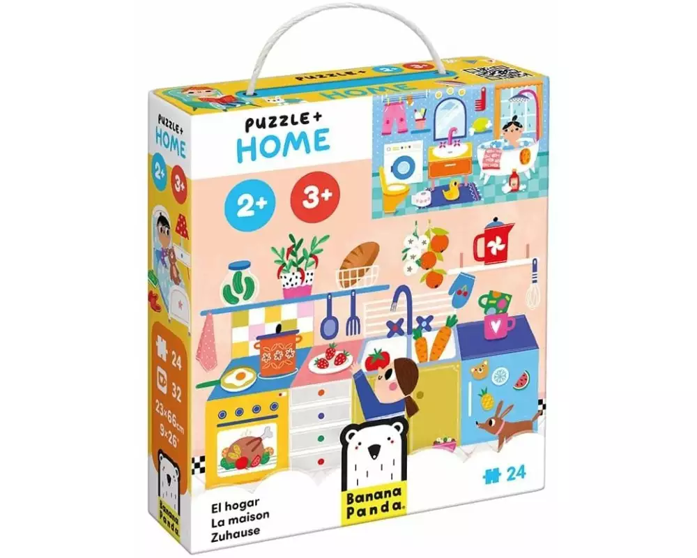 Banana Panda Puzzle + Zuhause