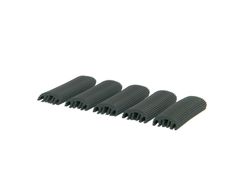 SCHROFF Gummiauflage für Doppel-Stahlkabelöse - GUMMI AUFLAGE SET(110MM)5STK