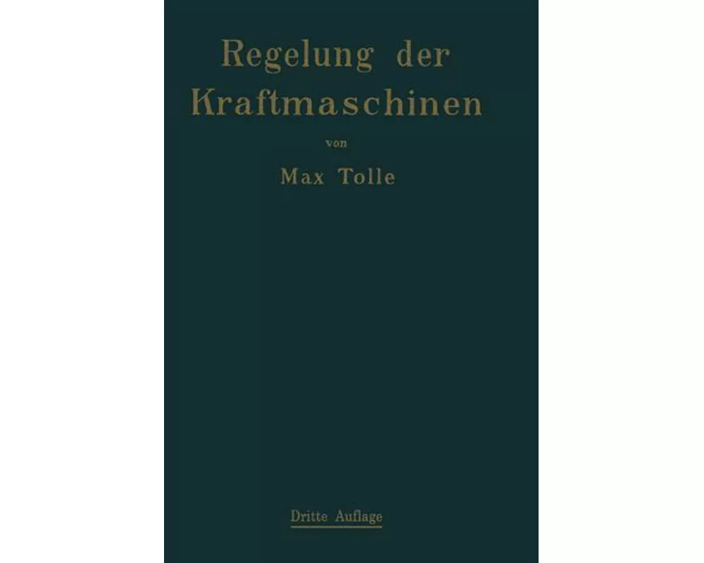 Regelung der Kraftmaschinen