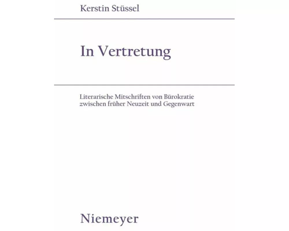 In Vertretung