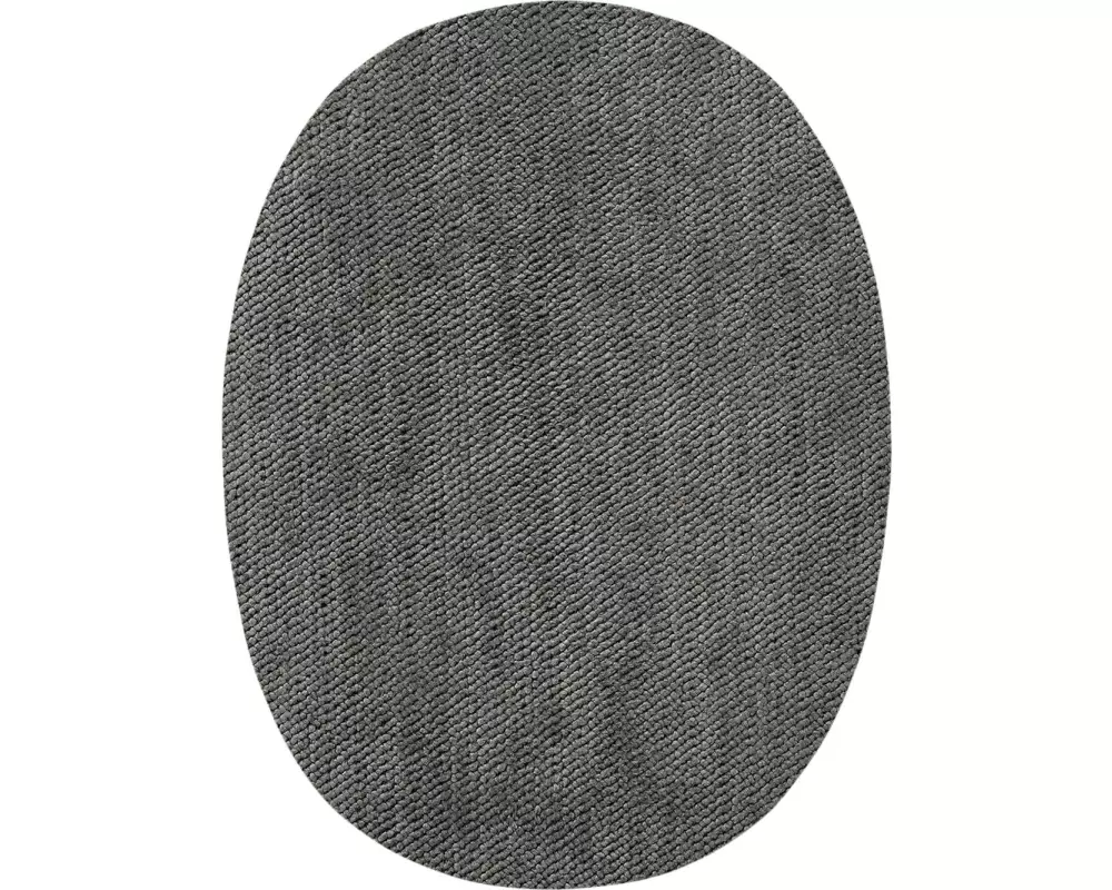 Mono-Quick Flickstoff Oval 8.5 x 11.2 cm Grau, 2 Stück