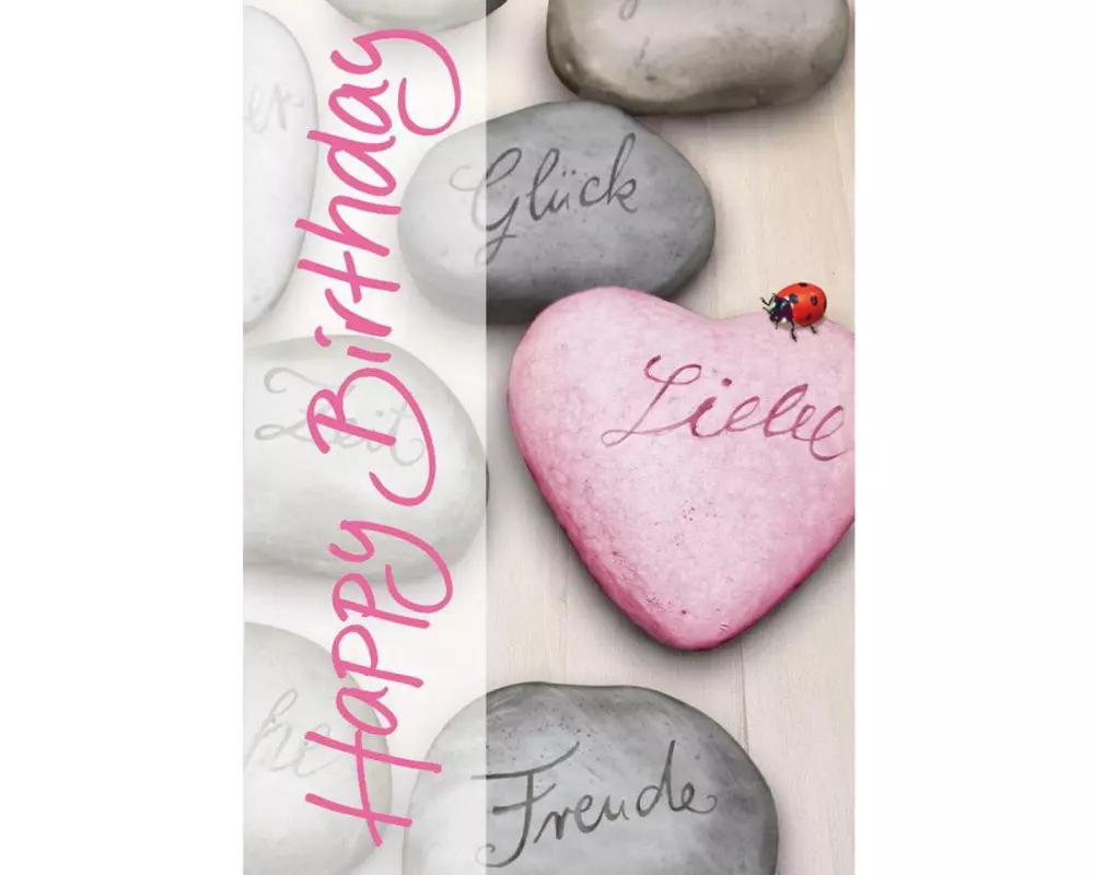 Perleberg Geburtstagskarte Happy Birthday