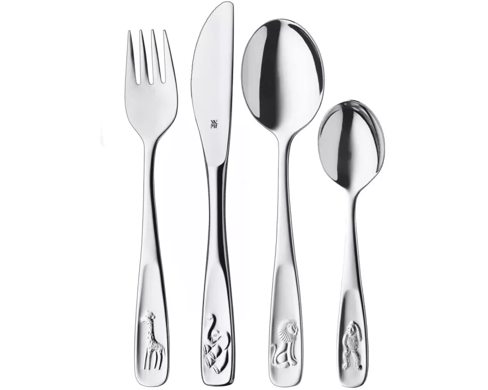 WMF Kinderbesteckset Tiere 4-teilig